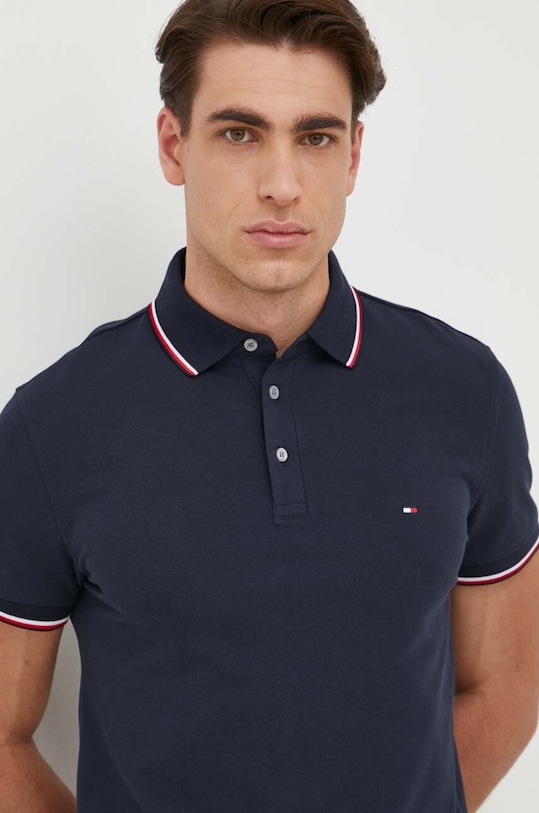 Tommy Hilfiger polo granatowy MW0MW30750
