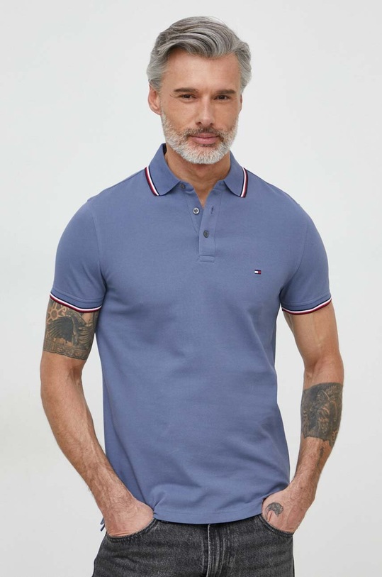 Tommy Hilfiger polo niebieski MW0MW30750