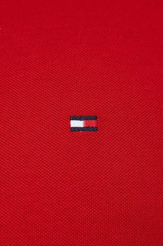 Tommy Hilfiger polo bawełniane MW0MW31549 czerwony