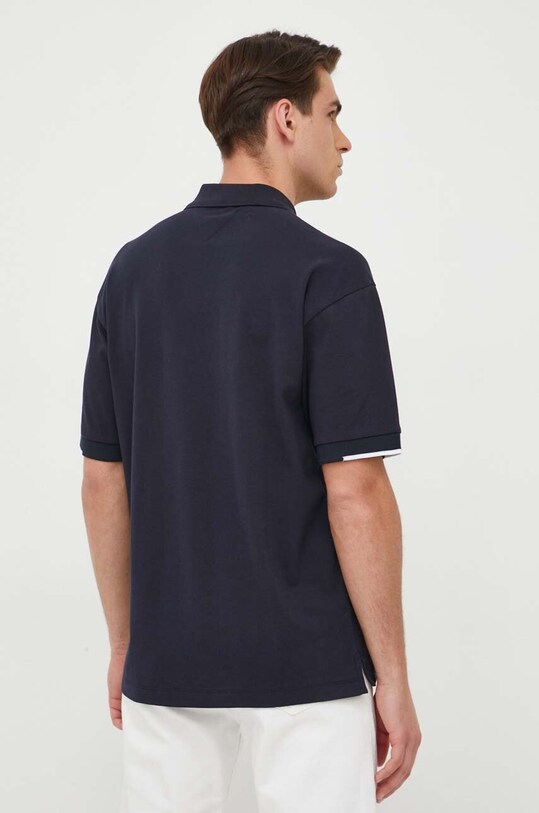 Odzież Tommy Hilfiger polo bawełniane MW0MW31676 granatowy