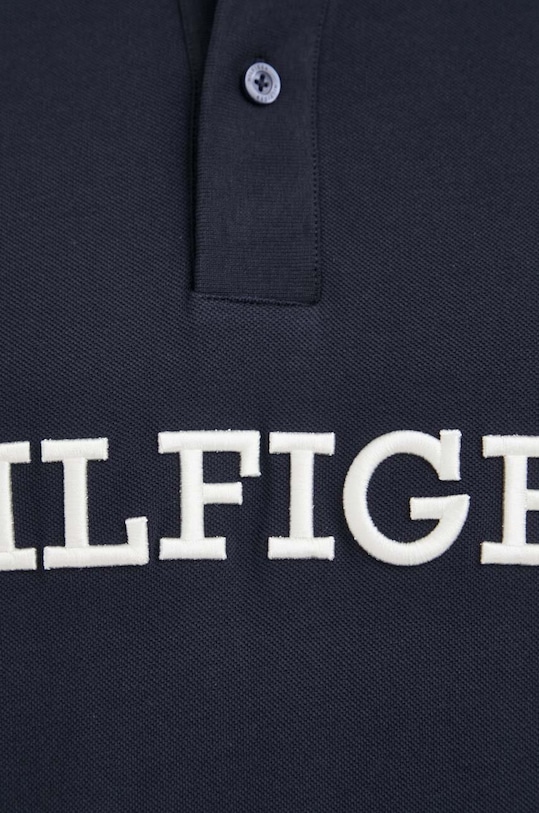 Tommy Hilfiger polo bawełniane granatowy MW0MW31676
