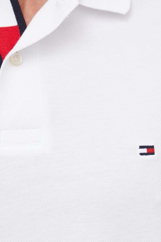 Tommy Hilfiger polo bawełniane MW0MW31684 biały