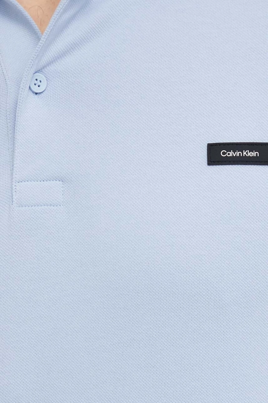 Polo tričko Calvin Klein modrá K10K111196