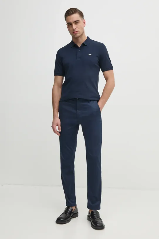 Polo tričko Calvin Klein K10K111196 tmavomodrá SS25