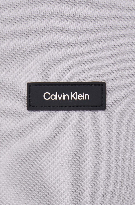 Polo tričko Calvin Klein šedá K10K111196