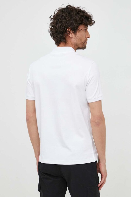Odzież Calvin Klein polo bawełniane K10K111201 biały