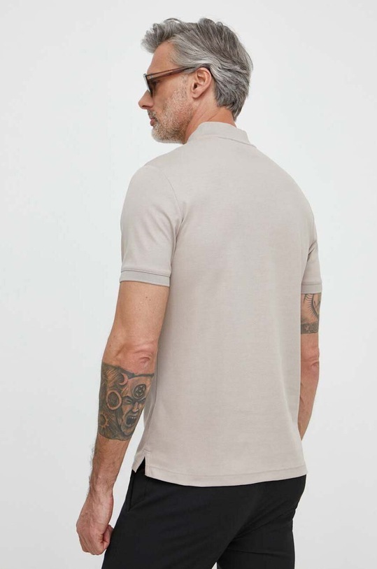 Odzież Calvin Klein polo bawełniane K10K111201 beżowy