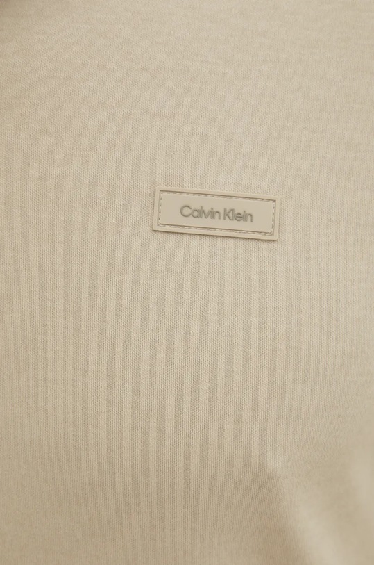 Бавовняне поло Calvin Klein K10K111657 бежевий