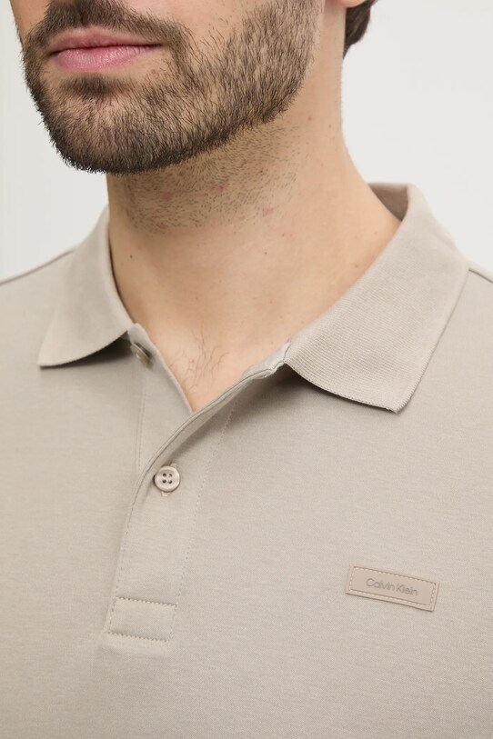 Calvin Klein polo in cotone K10K111657 beige