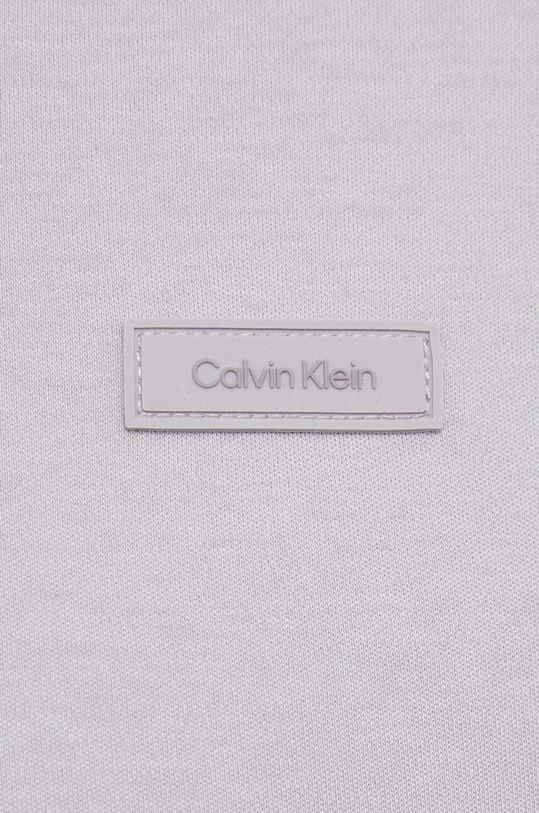 Βαμβακερό μπλουζάκι πόλο Calvin Klein γκρί K10K111657