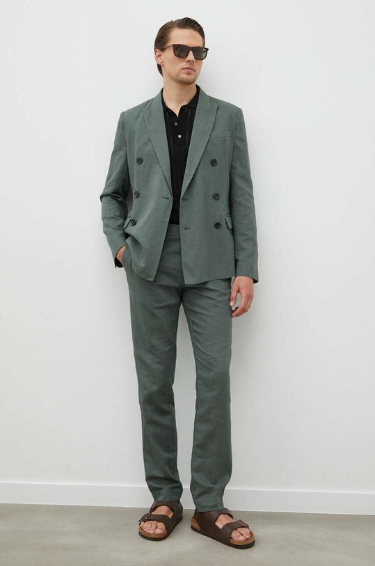 Πόλο Bruuns Bazaar River Saint BBM2270 μαύρο AW23