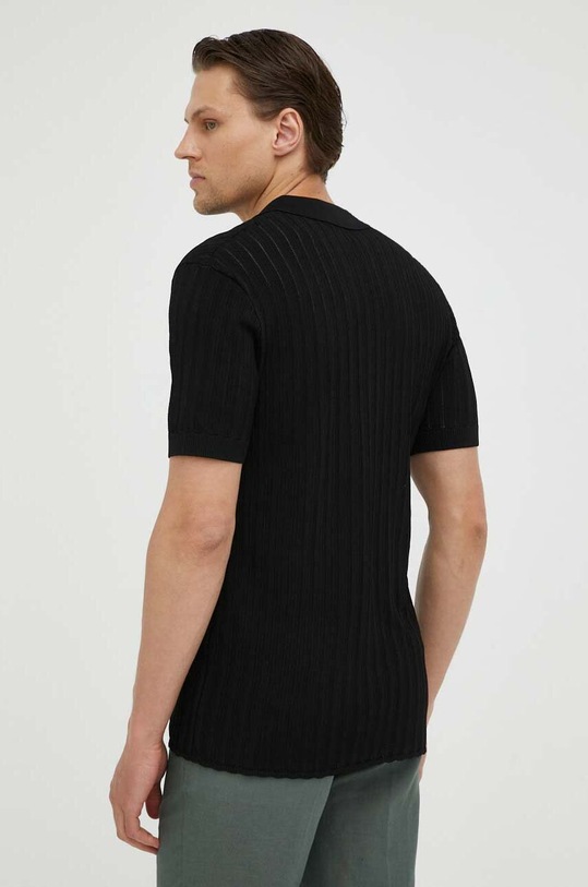 Ρούχα Πόλο Bruuns Bazaar River Saint BBM2270 μαύρο