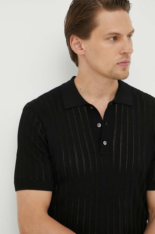 Πόλο Bruuns Bazaar River Saint μαύρο BBM2270