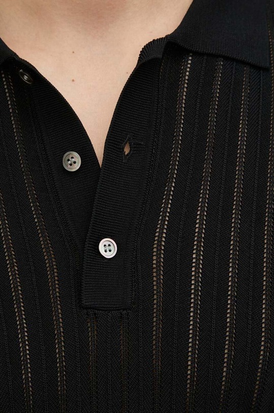 Πόλο Bruuns Bazaar River Saint BBM2270 μαύρο