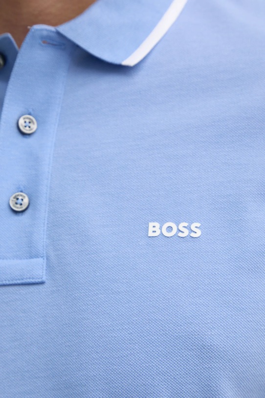BOSS polo de bumbac Parlay 190 50494697 albastru