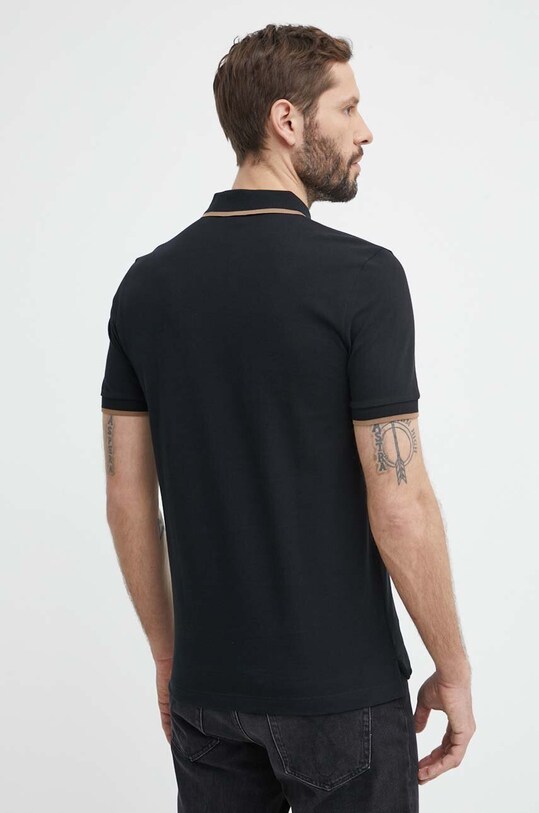 Îmbrăcăminte BOSS polo de bumbac 50494697 negru