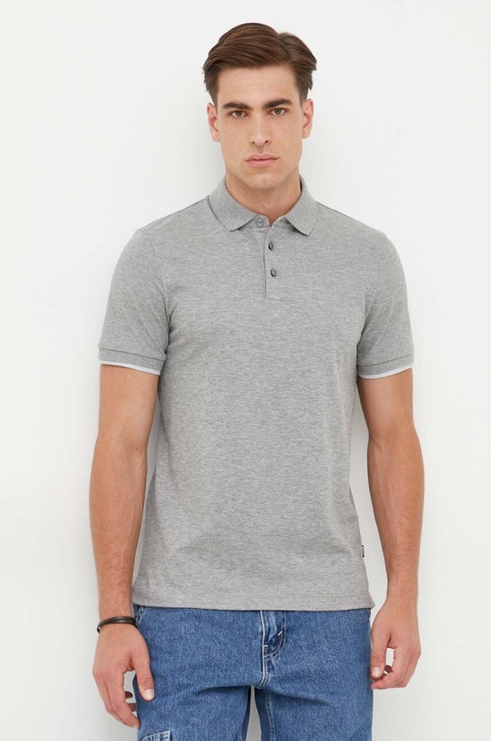 BOSS polo pozostałe szary 50494970
