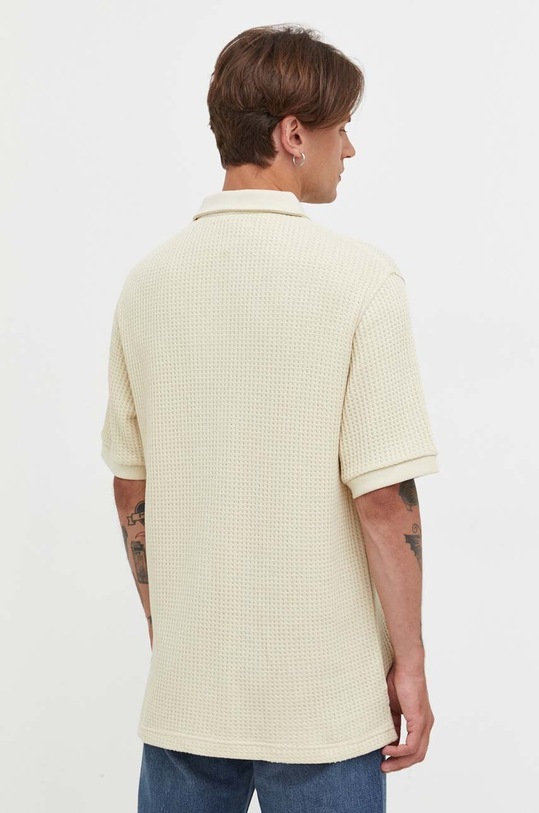 Odzież Samsoe Samsoe polo bawełniane M23200026 beżowy