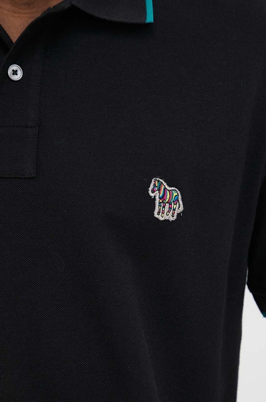 PS Paul Smith polo bawełniane M2R.151LZ.L21580 czarny