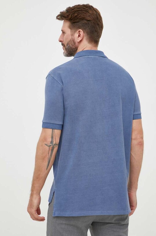 Ρούχα Βαμβακερό μπλουζάκι πόλο Polo Ralph Lauren 710850860 μπλε