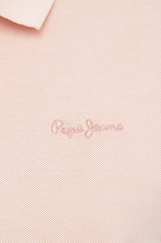 Bavlnené polo tričko Pepe Jeans OLIVER PM541983.324 ružová