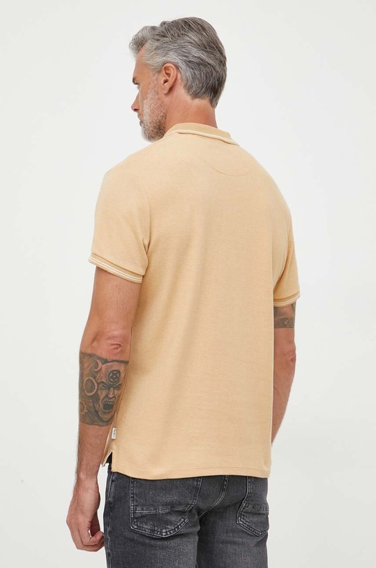 Odzież Pepe Jeans polo bawełniane Lisson PM542041.855 beżowy