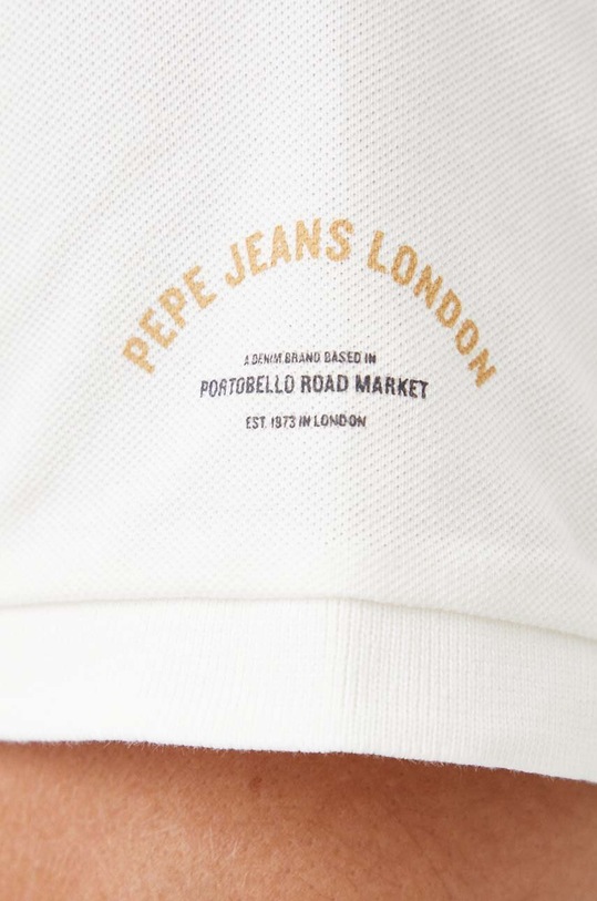 Pepe Jeans polo bawełniane Londgford PM542043.278 różowy