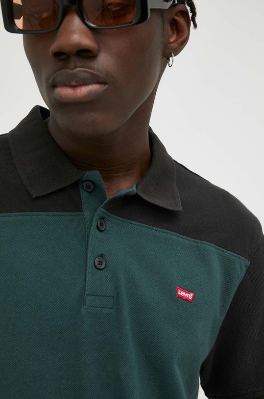 Levi's polo bawełniane wzorzyste multicolor A5800.0000