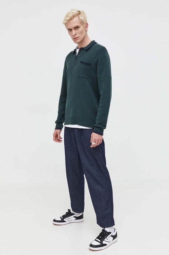 Abercrombie & Fitch sweter KI120.3147.330 zielony AW23