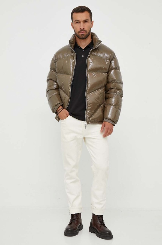 Armani Exchange pamut póló 8NZFPQ.ZJH4Z fekete AW23