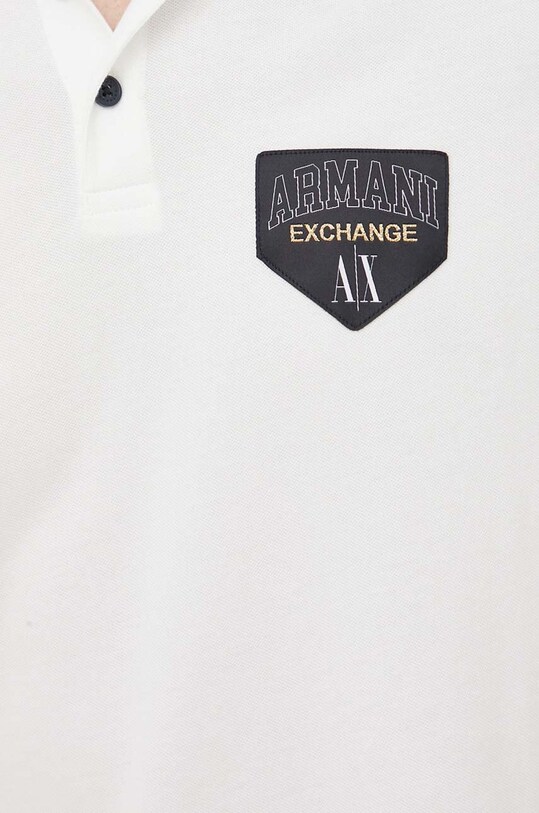 Armani Exchange polo 6RZFJF.ZJYCZ biały