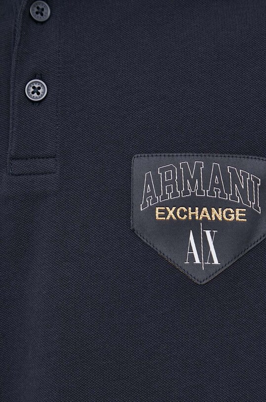 Armani Exchange polo 6RZFJF.ZJYCZ granatowy