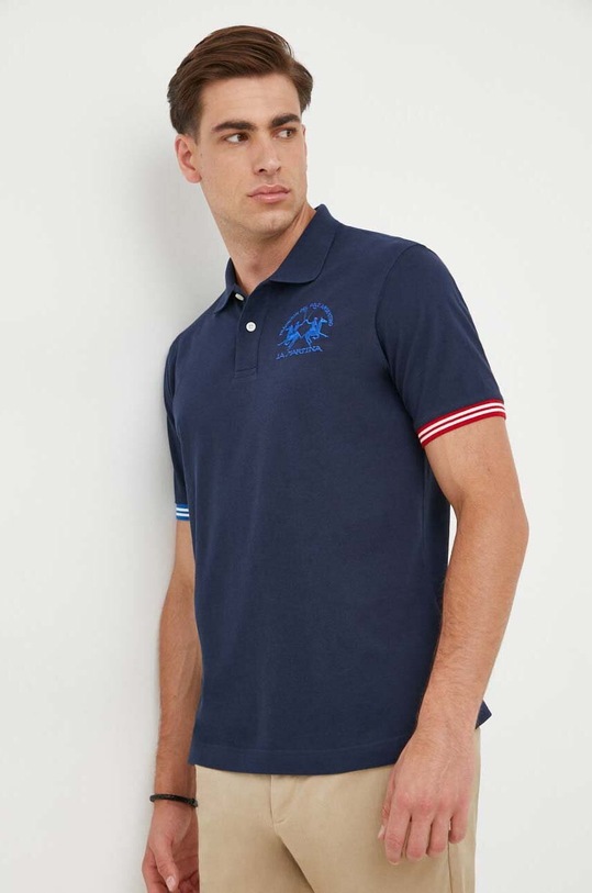 La Martina polo granatowy WMP009