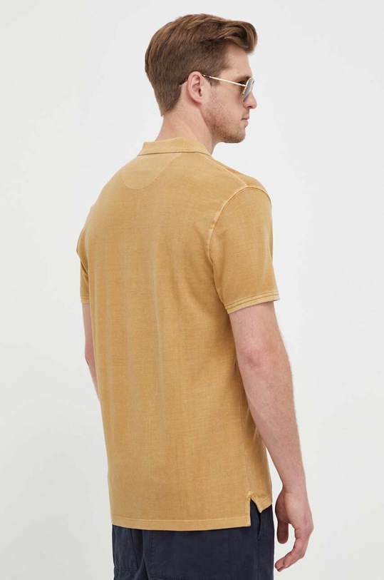 Odzież Pepe Jeans polo bawełniane Oliver PM541983.849 brązowy