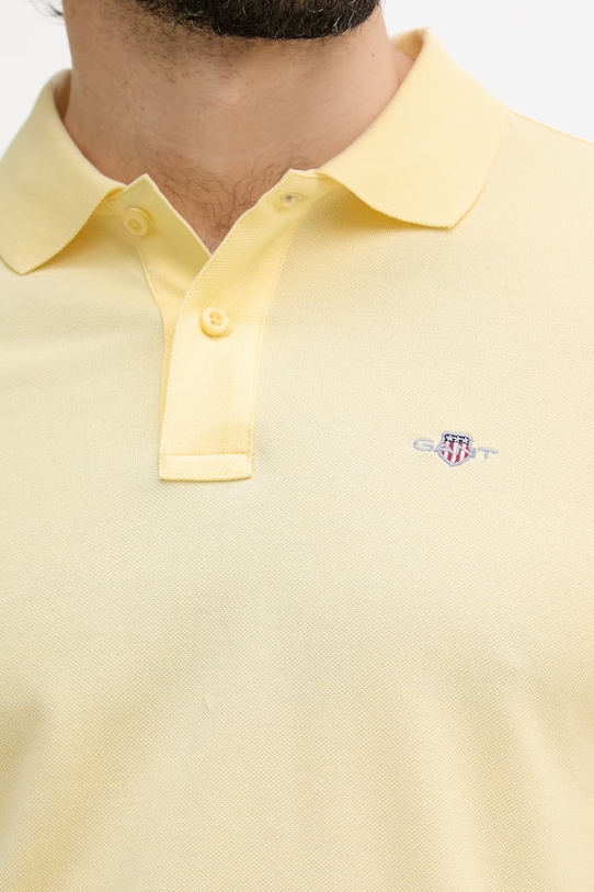 Gant polo męskie bawełniane 2210. żółty
