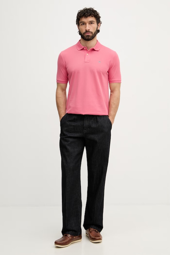 Gant polo za muškarce od pamuka 2210. roza SS26