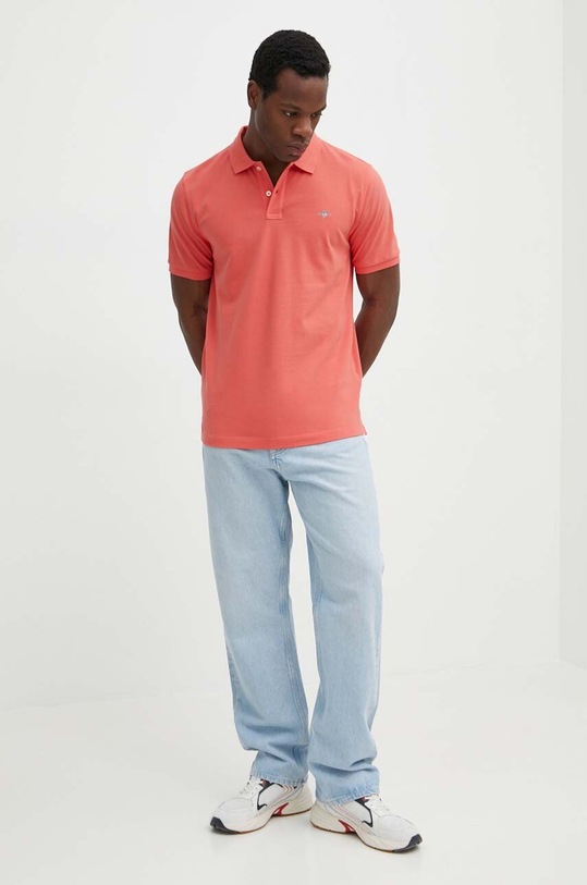 Gant polo bawełniane 2210. różowy AW25