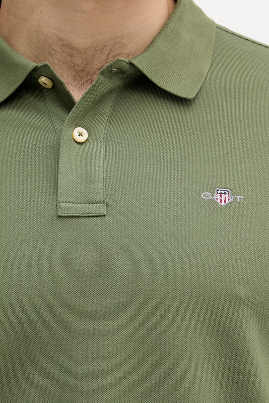 Gant póló férfi pamut 2210. zöld