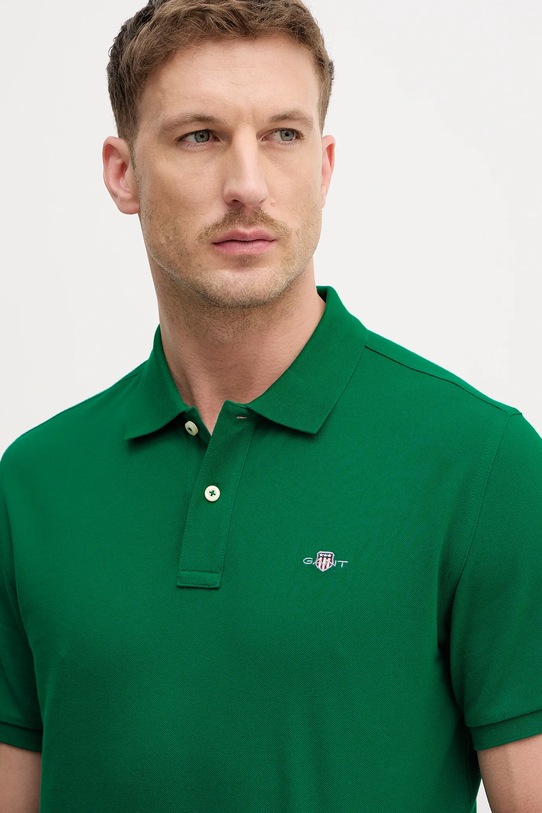 Gant polo bawełniane zielony 2210.