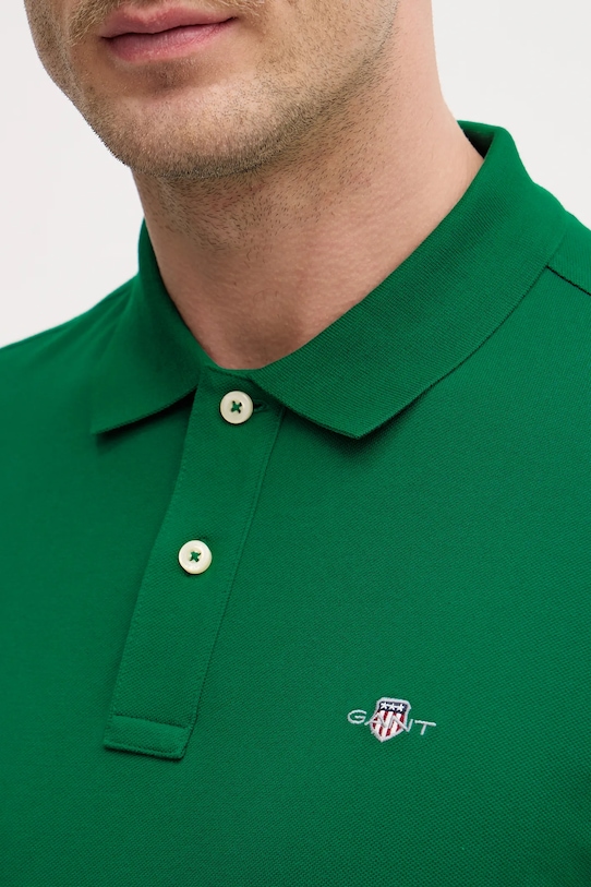 Gant polo bawełniane 2210. zielony