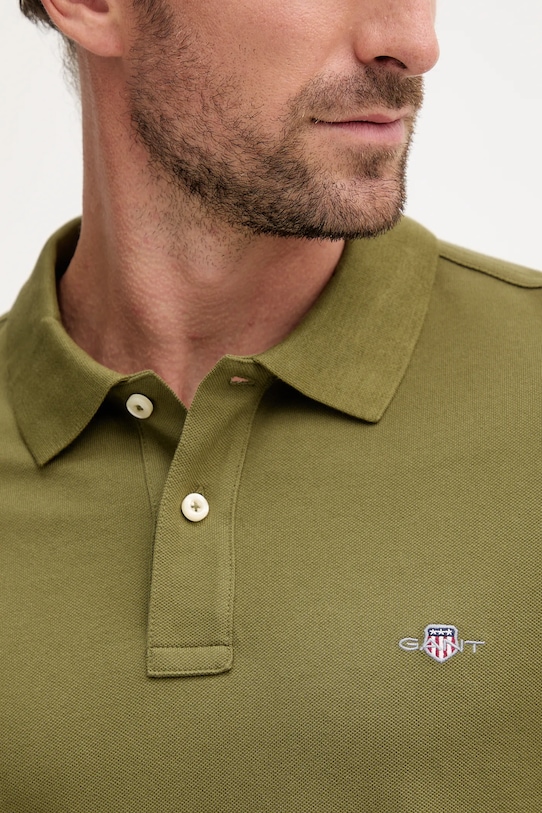 Gant polo bawełniane 2210. zielony