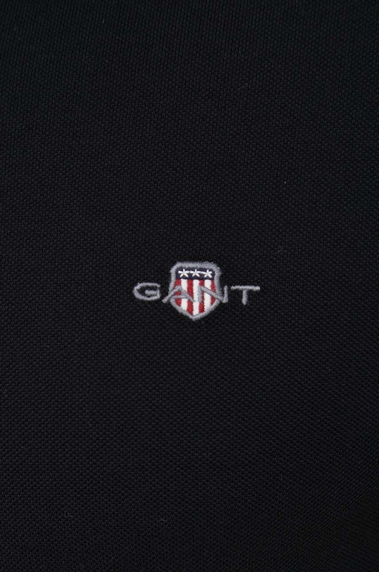 Хлопковое поло Gant 2210. чёрный
