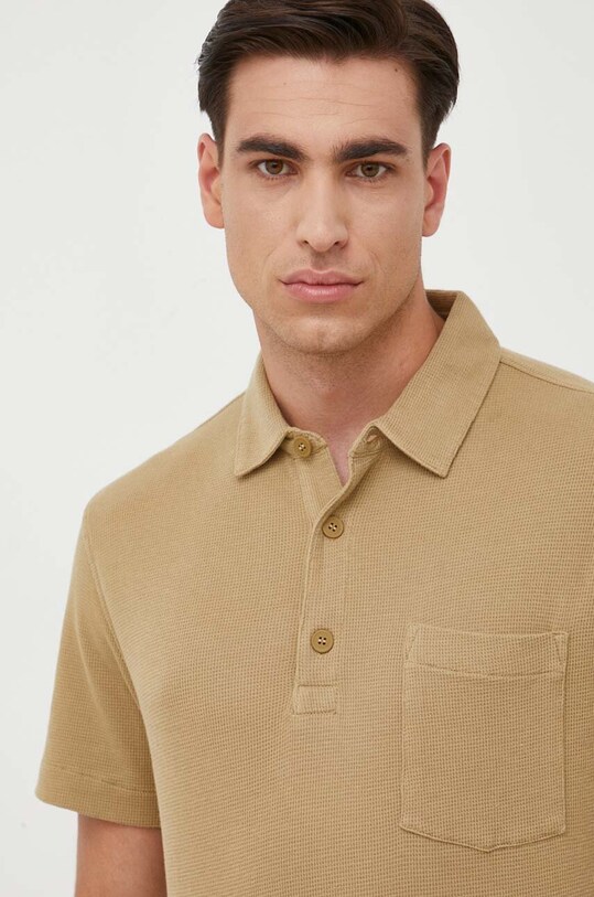 Бавовняне поло United Colors of Benetton зелений 39HRU301C.25R