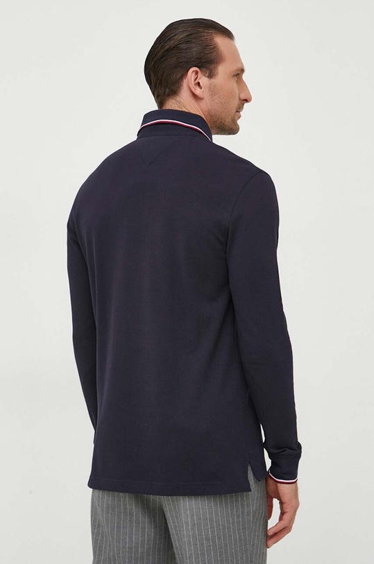Oblečenie Tričko s dlhým rukávom Tommy Hilfiger MW0MW33217 tmavomodrá
