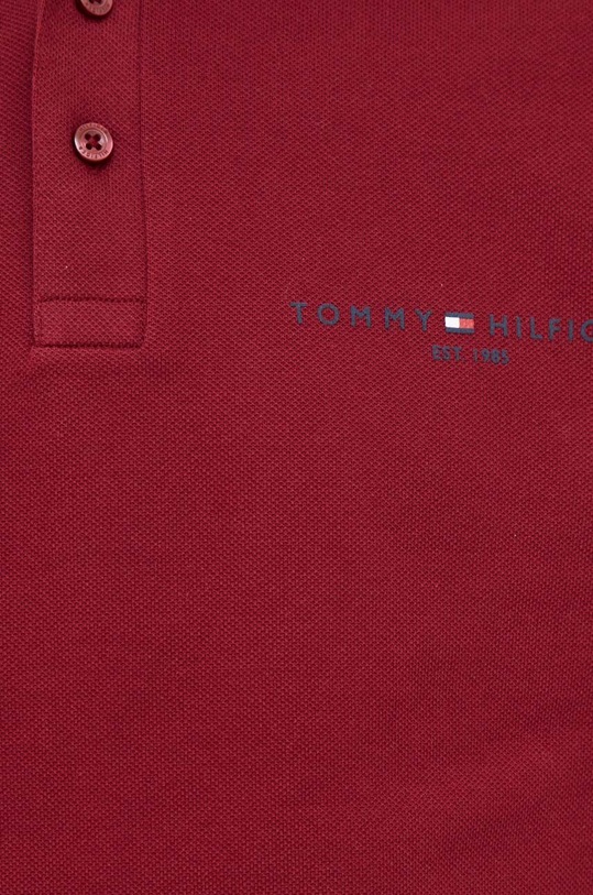 Tommy Hilfiger longsleeve MW0MW33217 bordowy