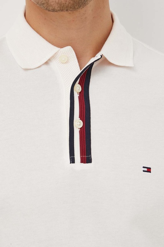 Βαμβακερή μπλούζα με μακριά μανίκια Tommy Hilfiger ροζ MW0MW33269