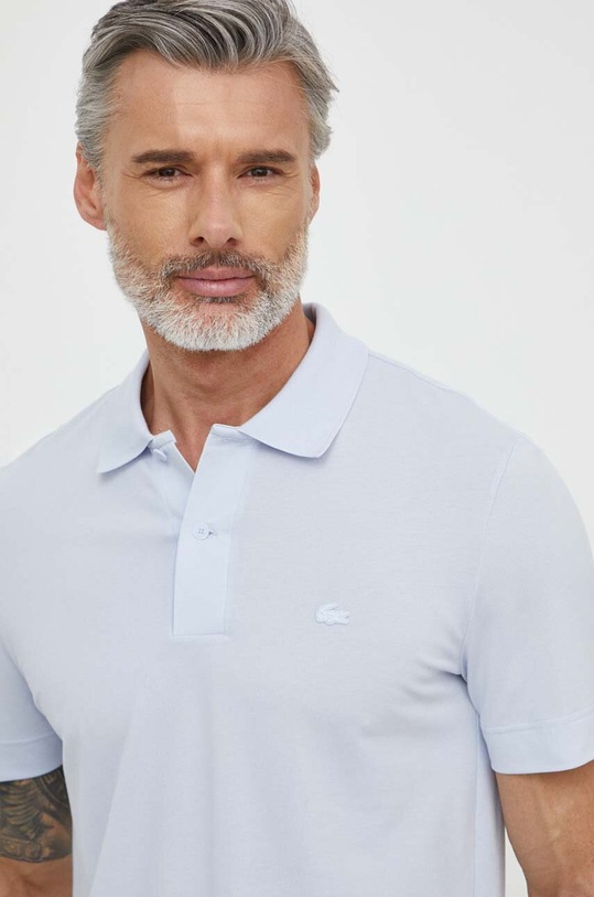 Lacoste polo z elastanem niebieski PH8361
