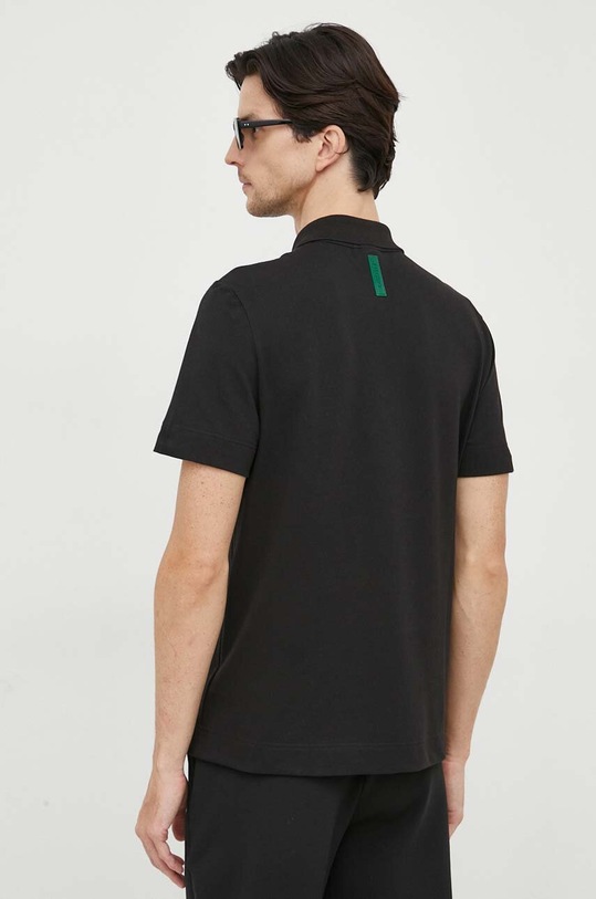 Ρούχα Πόλο Lacoste PH8361 μαύρο