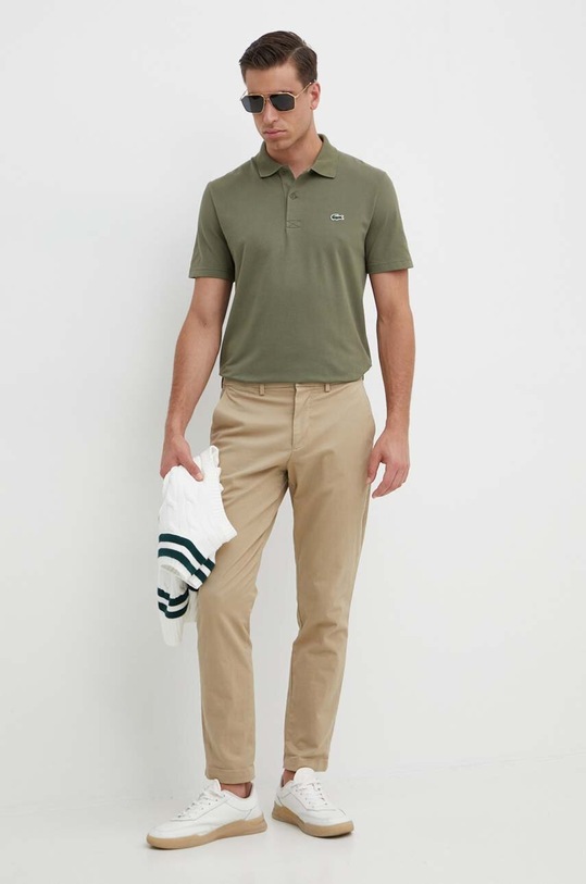 Lacoste polo DH0783 zielony SS24