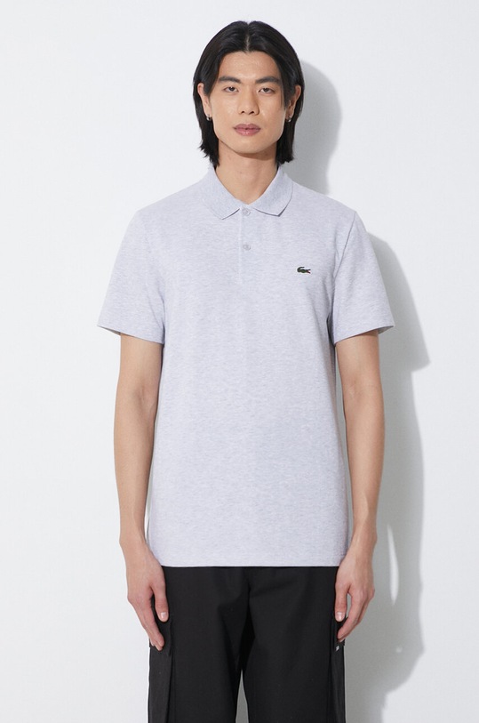 Lacoste polo shirt gray DH0783